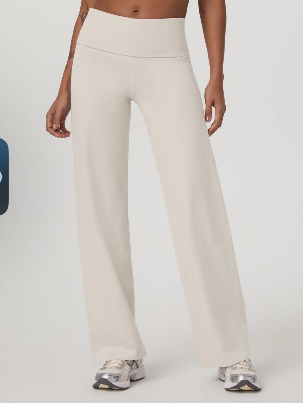 Vuori Granite Foldover Straight Leg oatmeal heather XS